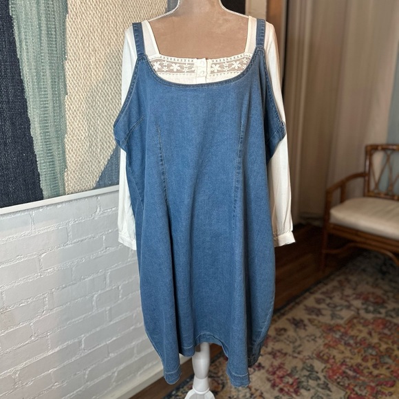 Highway Jeans Plus Size Stretch Denim Bodycon Dress - Picture 8 of 16